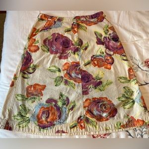 Cotton Floral Skirt
